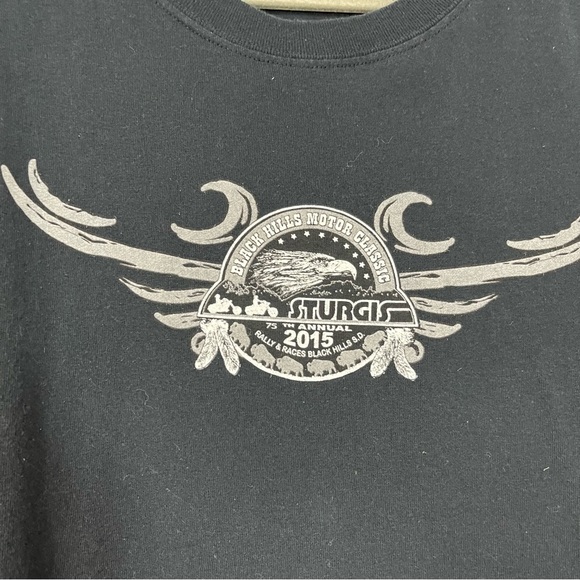 Sturgis Black Hills 75th Anniversary 2015, Similar to a size 3XL. Excellent cond - Picture 4 of 4